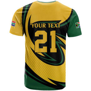 Springbok South Africa Cricket Custom T shirt Unique Pattern