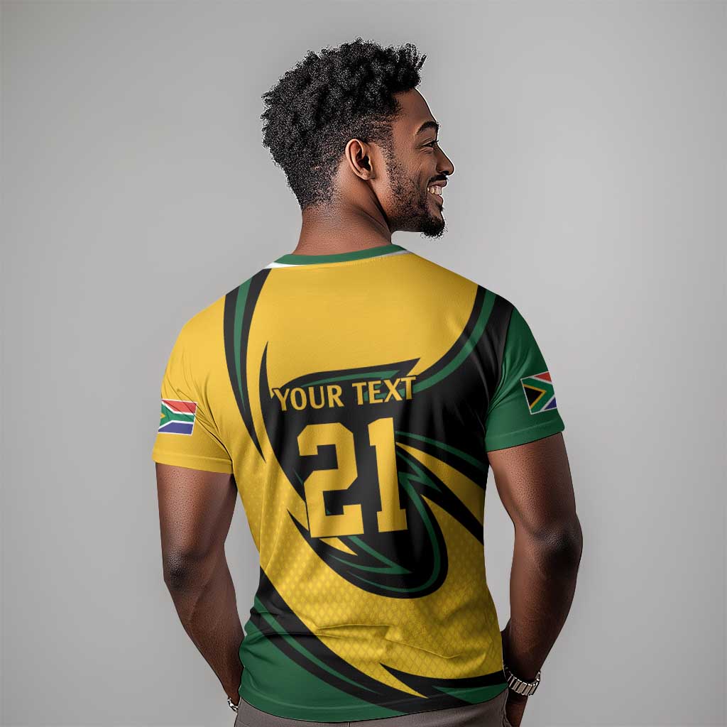 Springbok South Africa Cricket Custom T shirt Unique Pattern