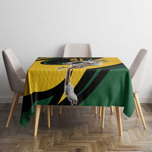 Springbok South Africa Cricket Custom Tablecloth Unique Pattern