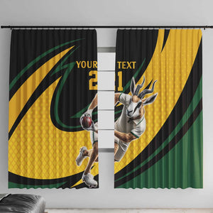 Springbok South Africa Cricket Custom Window Curtain Unique Pattern