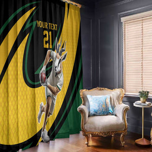 Springbok South Africa Cricket Custom Window Curtain Unique Pattern