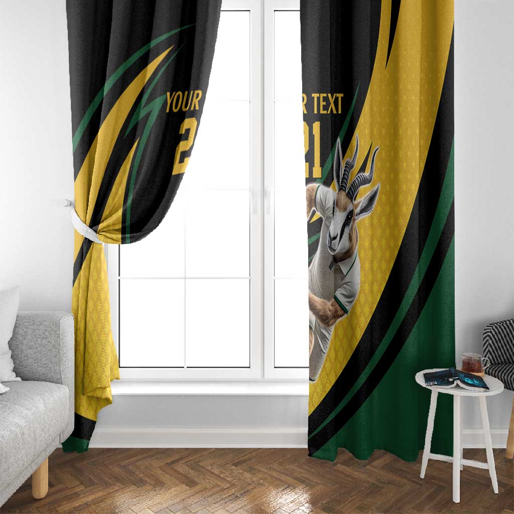 Springbok South Africa Cricket Custom Window Curtain Unique Pattern