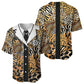 Proud Black Nurse RN Baseball Jersey African Stethoscope Animal Skins Pattern