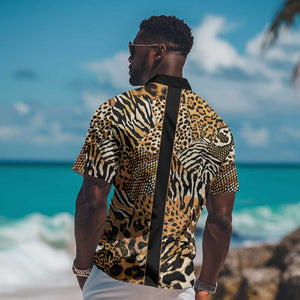 Proud Black Nurse RN Hawaiian Shirt African Stethoscope Animal Skins Pattern