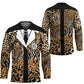 Proud Black Nurse RN Hockey Jersey African Stethoscope Animal Skins Pattern