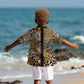 Proud Black Nurse RN Kid Hawaiian Shirt African Stethoscope Animal Skins Pattern