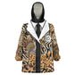 Proud Black Nurse RN Kid Wearable Blanket Hoodie African Stethoscope Animal Skins Pattern