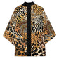 Proud Black Nurse RN Kimono African Stethoscope Animal Skins Pattern