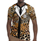 Proud Black Nurse RN Rugby Jersey African Stethoscope Animal Skins Pattern