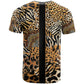 Proud Black Nurse RN T shirt African Stethoscope Animal Skins Pattern