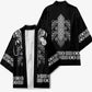 Proud Black Nurse RN Kimono Black African Pattern Stethoscope Dashiki Motif