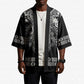 Proud Black Nurse RN Kimono Black African Pattern Stethoscope Dashiki Motif