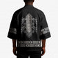 Proud Black Nurse RN Kimono Black African Pattern Stethoscope Dashiki Motif