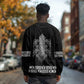 Proud Black Nurse RN Long Sleeve Shirt Black African Pattern Stethoscope Dashiki Motif
