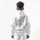 Proud Black Nurse RN Kid Hoodie White African Pattern Stethoscope Dashiki Motif