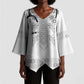 Proud Black Nurse RN Kimono Sleeve Blouse White African Pattern Stethoscope Dashiki Motif