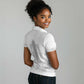 Proud Black Nurse RN Women Polo Shirt White African Pattern Stethoscope Dashiki Motif
