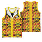Proud Black Nurse RN Basketball Jersey African Stethoscope Kente Pattern