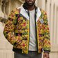 Proud Black Nurse RN Bomber Puffer Jacket African Stethoscope Kente Pattern