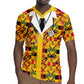 Proud Black Nurse RN Rugby Jersey African Stethoscope Kente Pattern