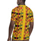 Proud Black Nurse RN Rugby Jersey African Stethoscope Kente Pattern