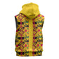 Proud Black Nurse RN Sleeveless Hoodie African Stethoscope Kente Pattern