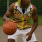 Proud Black Nurse RN Sleeveless Hoodie African Stethoscope Kente Pattern