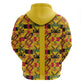 Proud Black Nurse RN Zip Hoodie African Stethoscope Kente Pattern