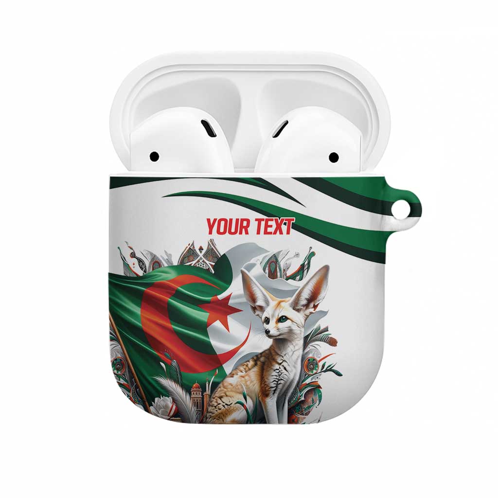 Algeria Fennec Fox Personalized AirPods Case with Algerian Culture and Nature