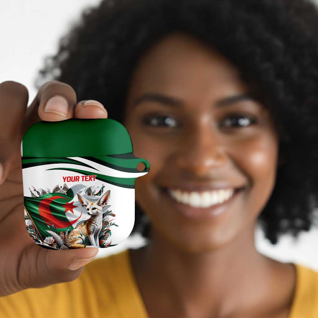 Algeria Fennec Fox Personalized AirPods Case with Algerian Culture and Nature