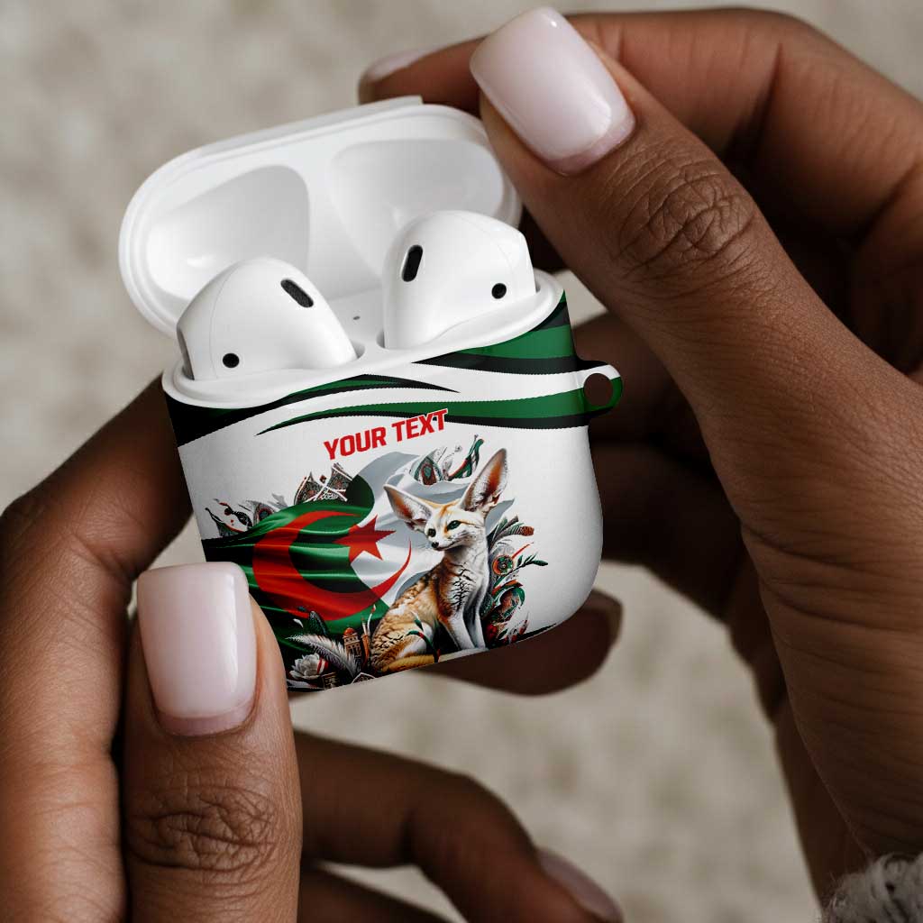 Algeria Fennec Fox Personalized AirPods Case with Algerian Culture and Nature