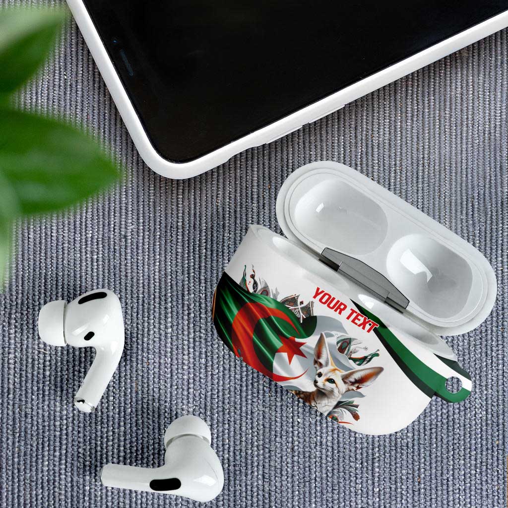 Algeria Fennec Fox Personalized AirPods Case with Algerian Culture and Nature
