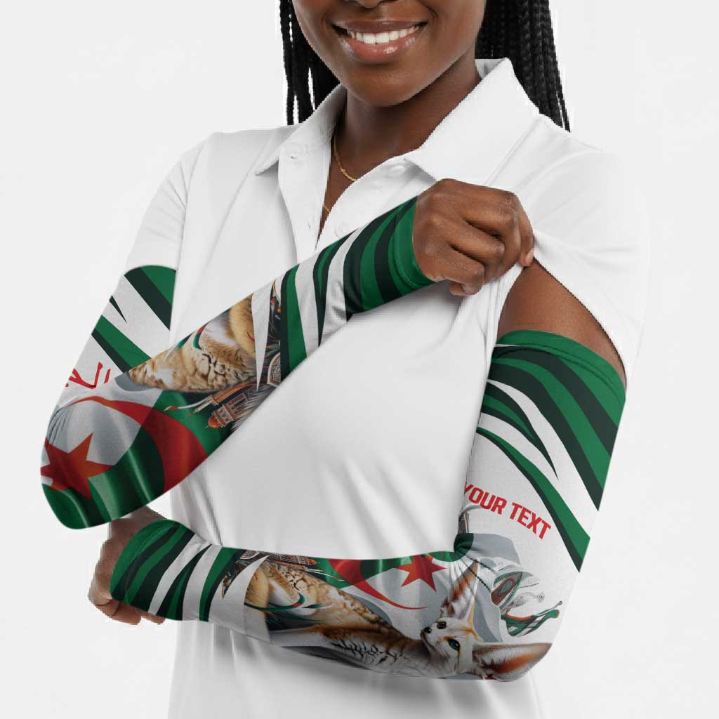 Algeria Fennec Fox Personalized Arm Sleeves with Algerian Culture and Nature