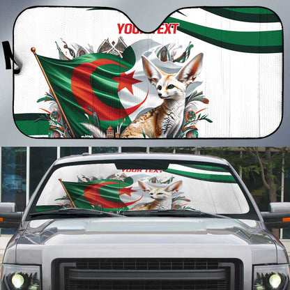 Algeria Fennec Fox Personalized Auto Sun Shade with Algerian Culture and Nature