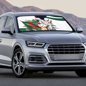 Algeria Fennec Fox Personalized Auto Sun Shade with Algerian Culture and Nature