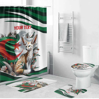Algeria Fennec Fox Personalized Bathroom Set with Algerian Culture and Nature