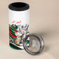 Algeria Fennec Fox Personalized 4 in 1 Can Cooler Tumbler with Algerian Culture and Nature