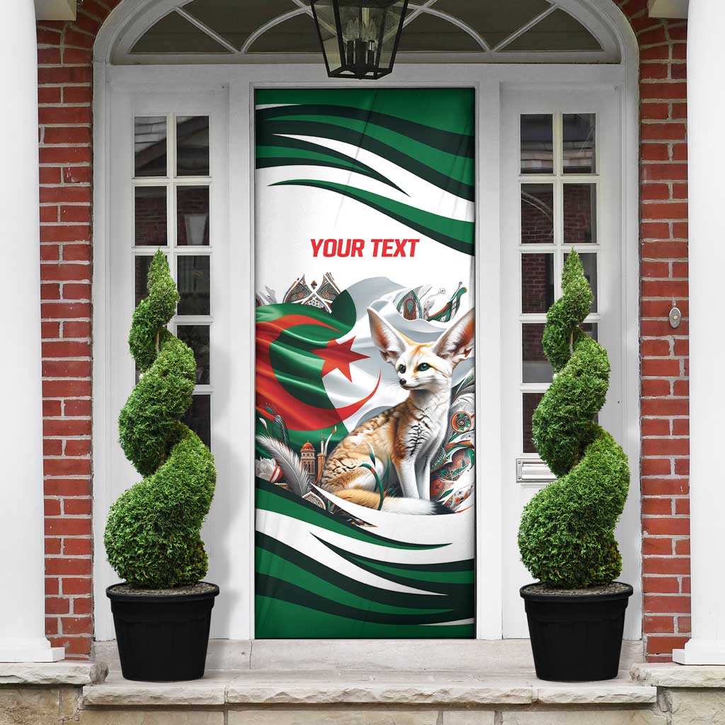 Algeria Fennec Fox Personalized Door Cover with Algerian Culture and Nature