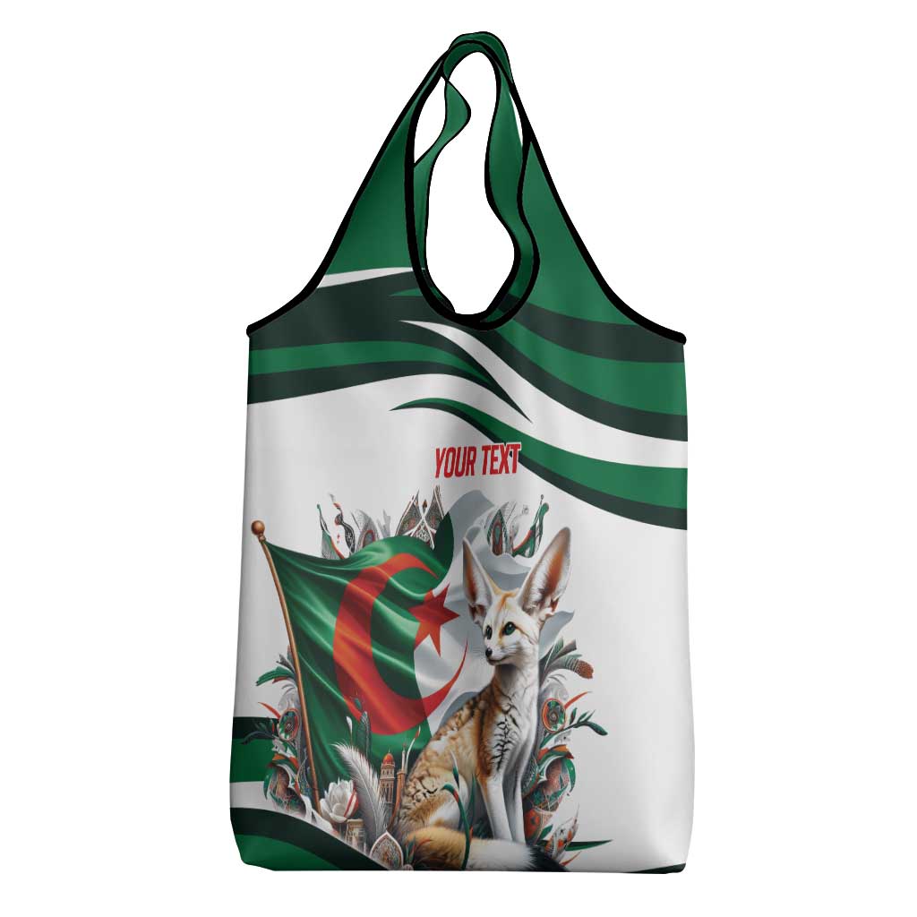 Algeria Fennec Fox Personalized Grocery Bag with Algerian Culture and Nature