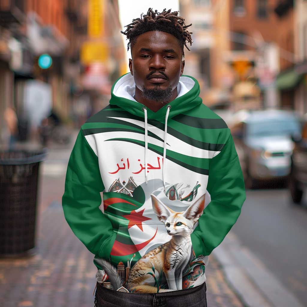 Algeria Fennec Fox Personalized Hoodie with Algerian Culture and Nature