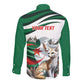 Algeria Fennec Fox Personalized Long Sleeve Button Shirt with Algerian Culture and Nature