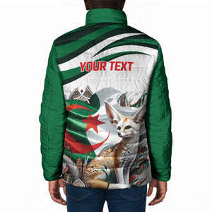 Algeria Fennec Fox Personalized Padded Jacket with Algerian Culture and Nature