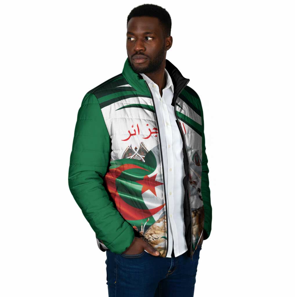 Algeria Fennec Fox Personalized Padded Jacket with Algerian Culture and Nature