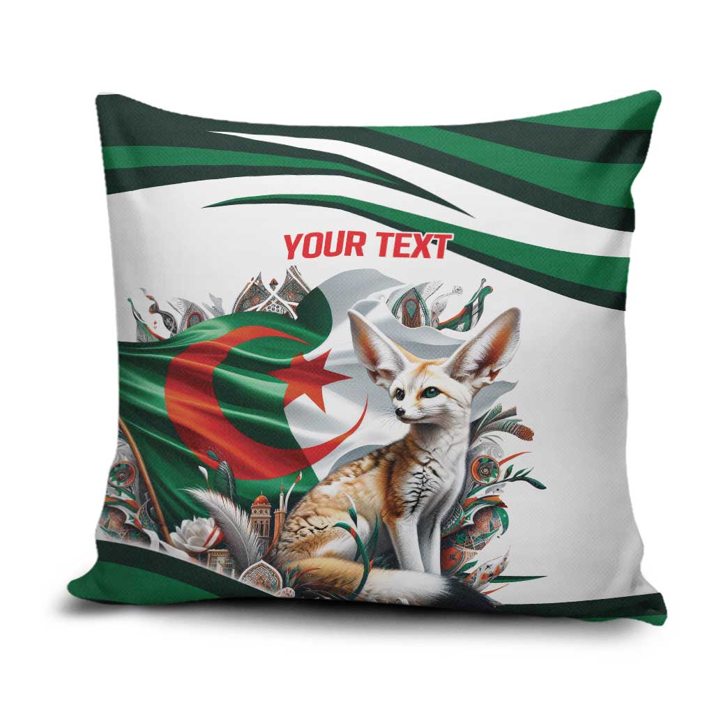 Algeria Fennec Fox Personalized Pillow Cover with Algerian Culture and Nature