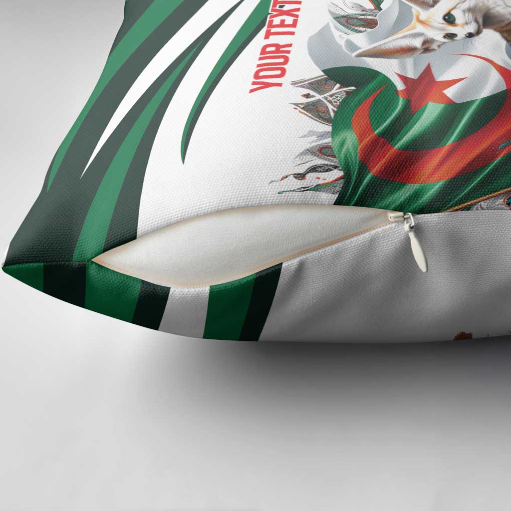 Algeria Fennec Fox Personalized Pillow Cover with Algerian Culture and Nature
