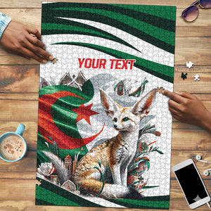 Algeria Fennec Fox Personalized Puzzle with Algerian Culture and Nature