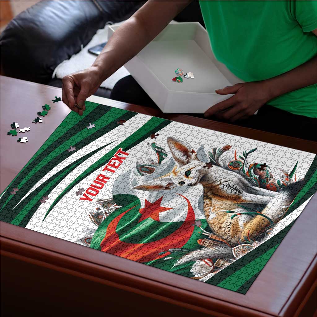 Algeria Fennec Fox Personalized Puzzle with Algerian Culture and Nature