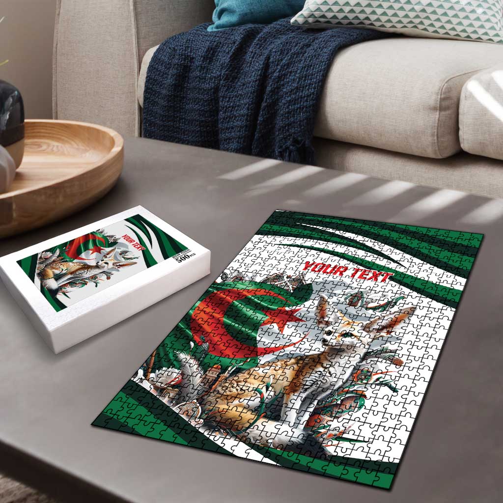 Algeria Fennec Fox Personalized Puzzle with Algerian Culture and Nature