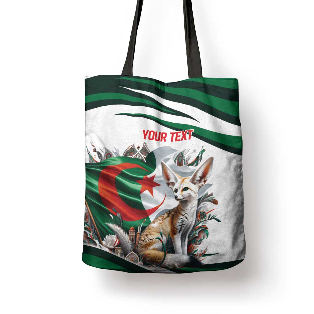 Algeria Fennec Fox Personalized Tote Bag with Algerian Culture and Nature