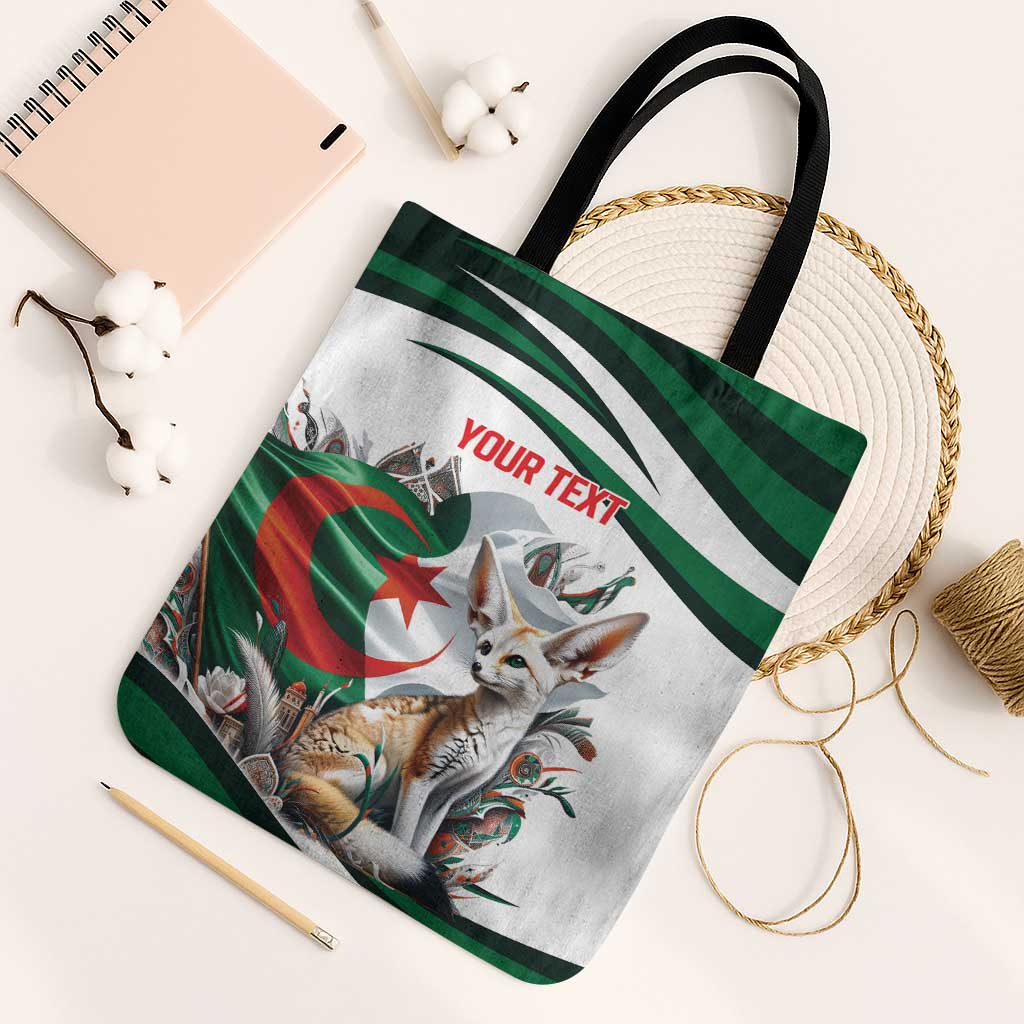 Algeria Fennec Fox Personalized Tote Bag with Algerian Culture and Nature